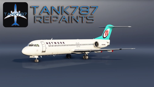 JustFlight Fokker 100 | Network Aviation - VH-NHG