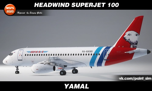 Headwind Sukhoi Superjet 100 - Yamal Airlines