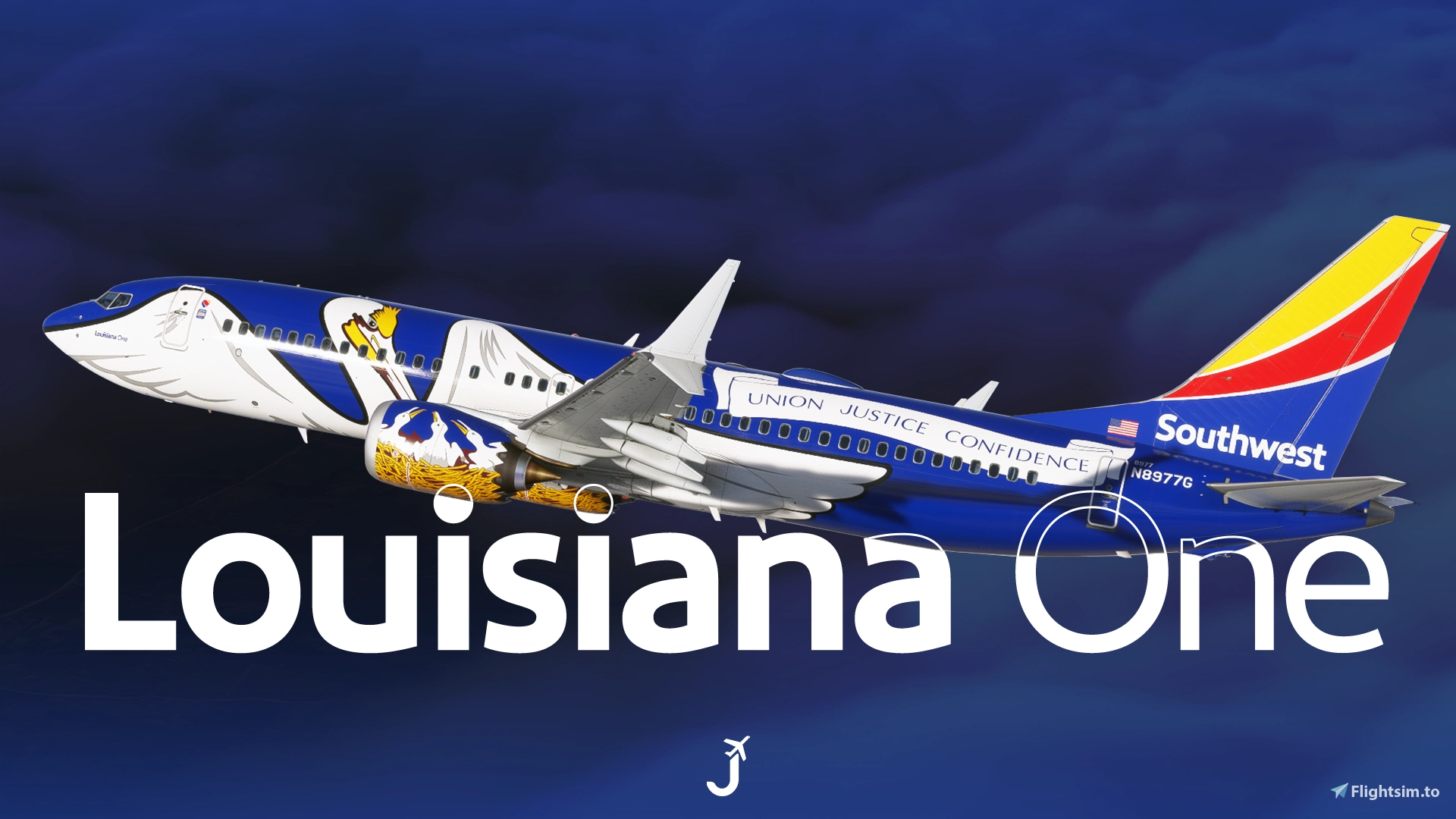 Southwest Airlines 'Louisiana One' | w/Cabin | iFly 737 MAX 8 - Image 1