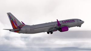 Caribbean Airlines | w/Cabin | iFly 737 MAX 8 thumbnail 4