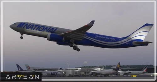 iniBuilds A330-300 National Airlines N873CA