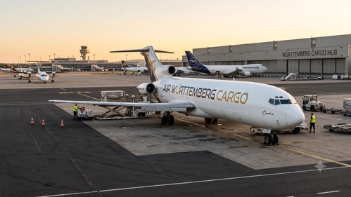 Air Wuerttemberg Cargo Livery for B727-200 Super27 (Flightsim Studio)