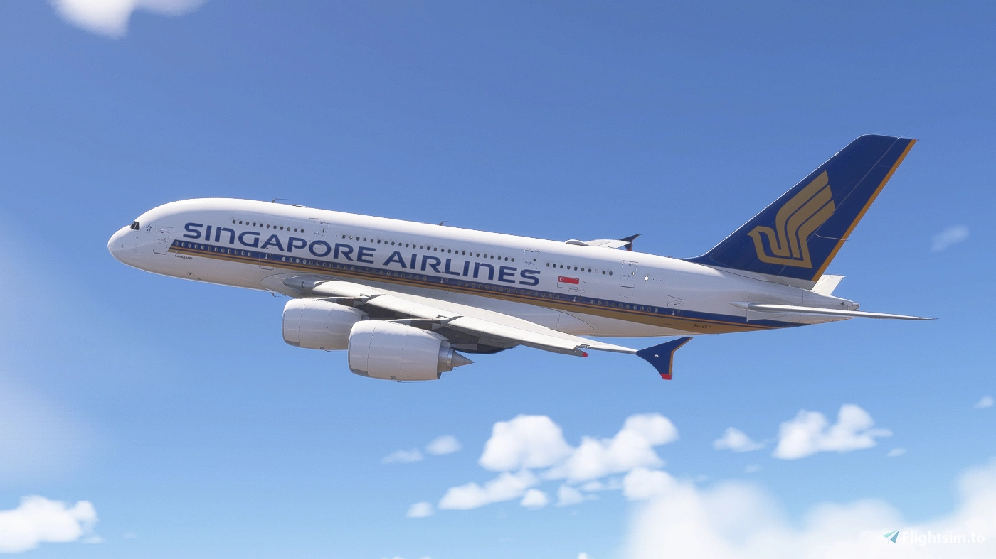 FBW A380X | Singapore Airlines 9V-SKY | MSFS 2024 (Native version) | Requested - Image 1