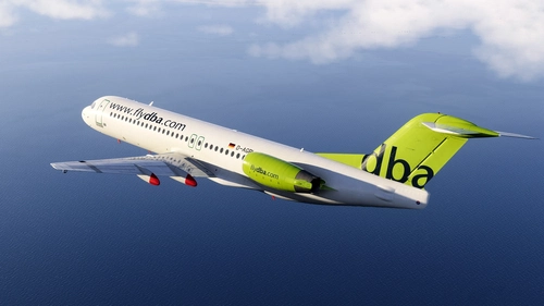 JustFlight Fokker 100 DBA
