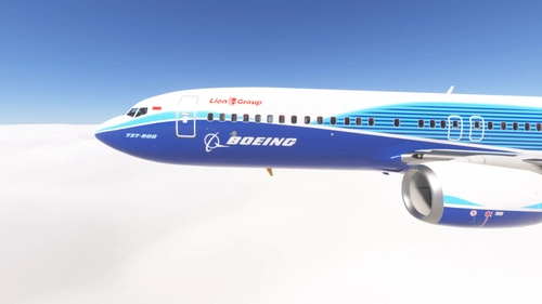 PMDG 737-800 w/ cabin Boeing Dreamliner House - Lion Air (PK-LFG and PK-LFF)