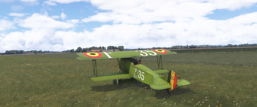 Fokker D.VII Belgian Air Force #F-35