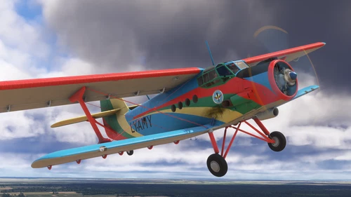 Antonov An-2 in Lithuanian LY-AMY livery