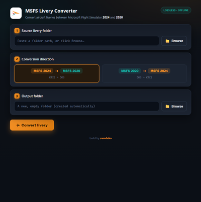 MSFS Livery Converter