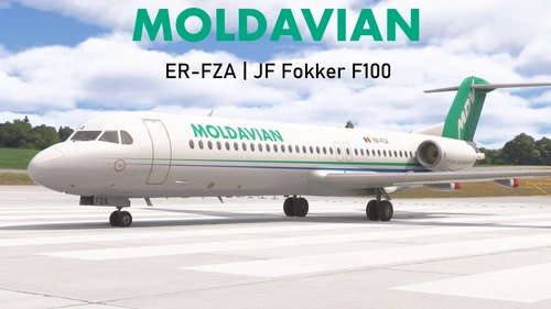 Moldavian Airlines ER-FZA | Fokker F100 JF