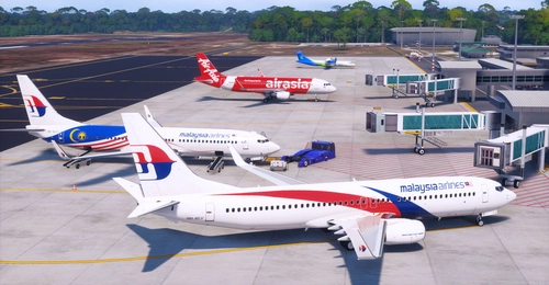 Sibu Airport FSLTL Static Aircraft (MFSG)