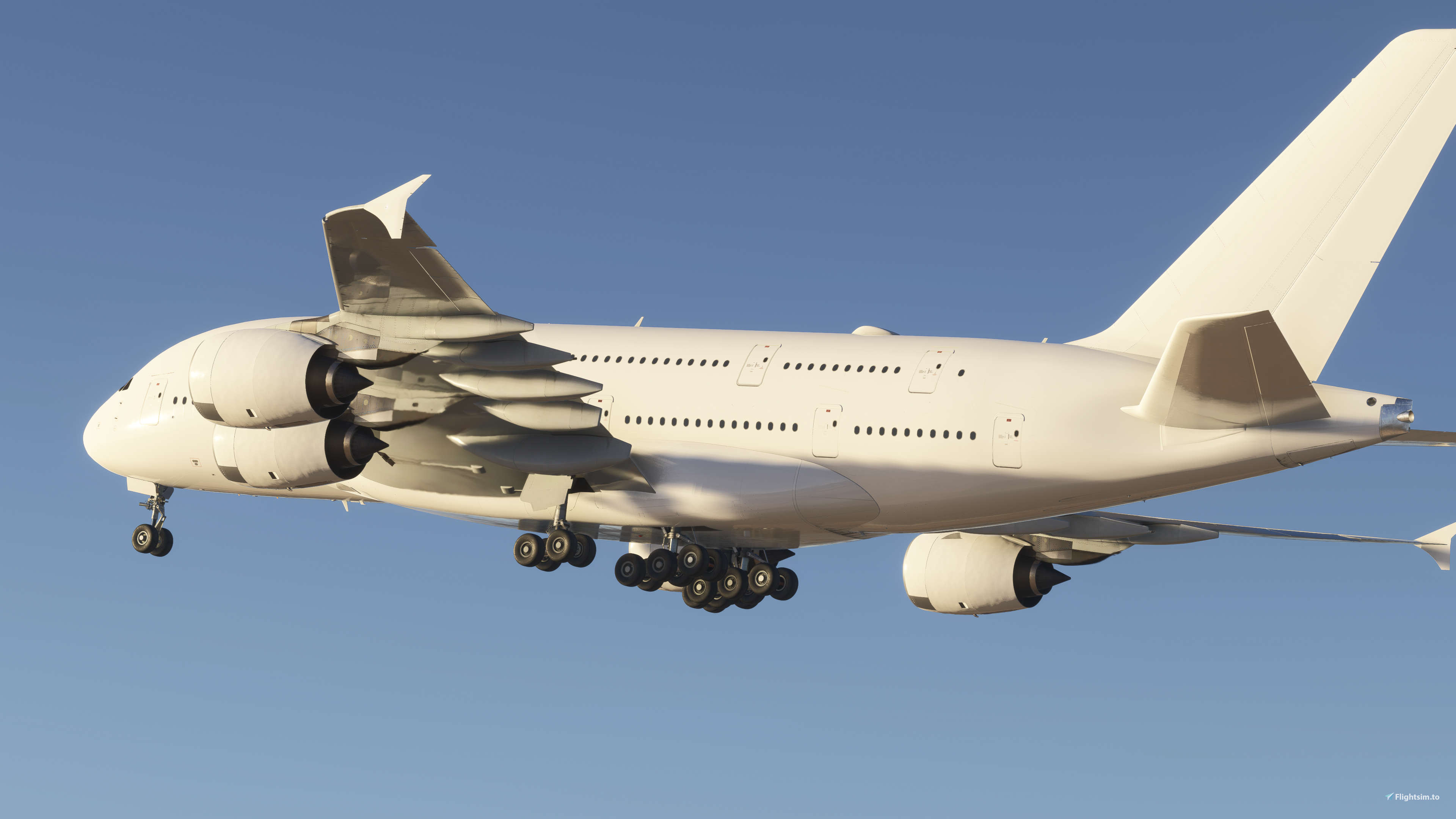 White FBW A380X | 4k - Image 1