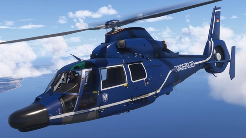 Taog's Hangar AS365 Dauphin - German Federal Police (Bundespolizei) D-HLTR