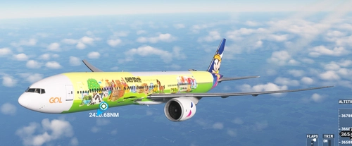 PMDG Boeing 777-300ER GOL Chico Bento