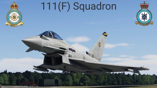 (Fictional) RAF 111 Squadron Typhoon Line Jets