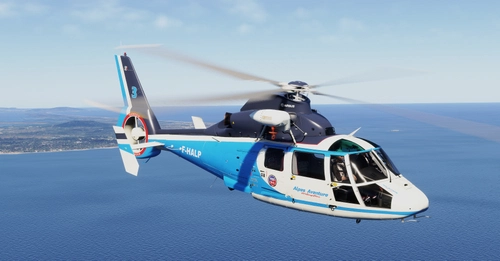 Taog's Hangar AS365 Dauphin - Alpes Aventure