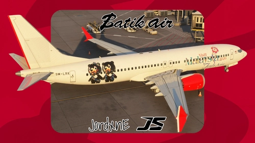 Batik Air Malaysia (Visit Malaysia 2026 Truly Asia | 4 Pack) iFly 737 Max 8