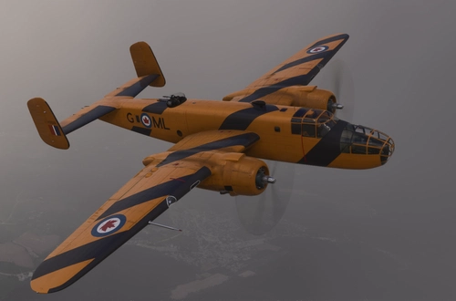 North American B-25D RCAF Target Tow