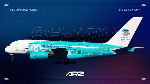 HiFly 9H-MIP (True2Life) [8K] | FBW A380X