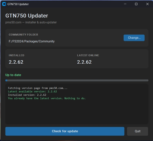 GTN750 Auto Installer & Updater