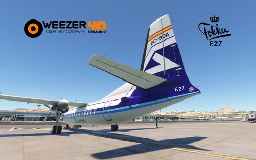 AVIACO Classic 1972 - (4K Clean Version) for the Fokker F27-Mk500