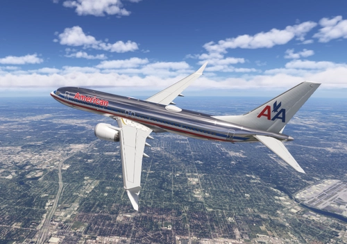 American Airlines "Bare Metal" [Fictional] Ifly 737 Max 8 with custom cabin 8k