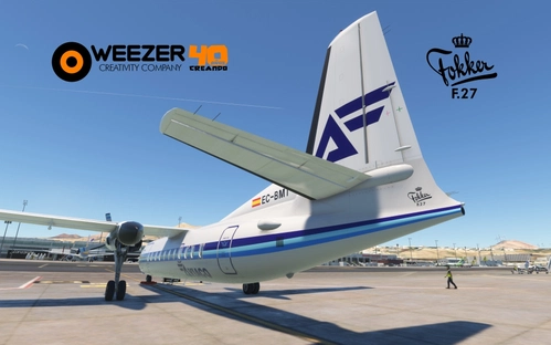 AVIACO 1987 - (4K Clean Version) for the Fokker F27-Mk500