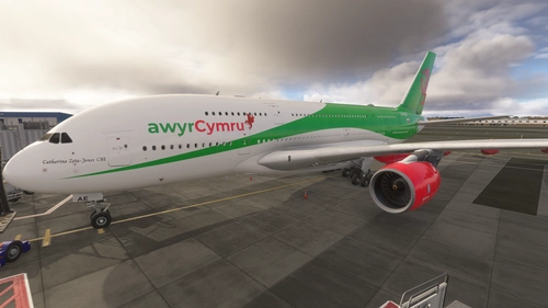 FBW A380 AirWales G-CYAE