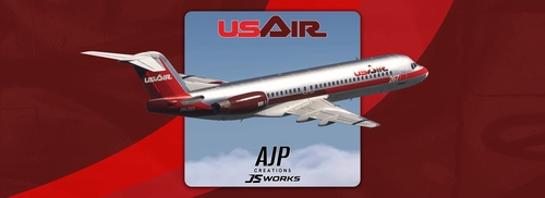 US Air - 1970s Pack - JustFlight Fokker 100