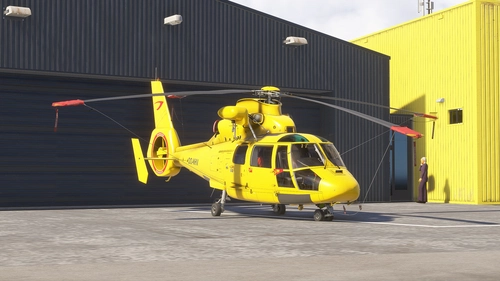 Taog's Hangar AS365 Dauphin - OO-NHV Noordzee Helikopters Vlaanderen