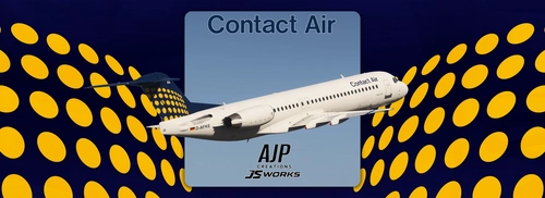 Contact Air - D-AFKC - JustFlight Fokker 100