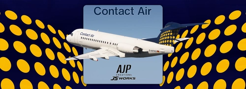 Contact Air - D-AFKG - JustFlight Fokker 70