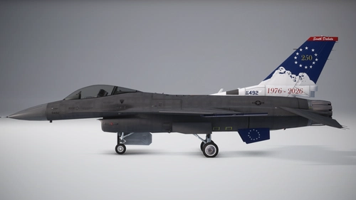 F-16C 144th FW USA 250 Livery