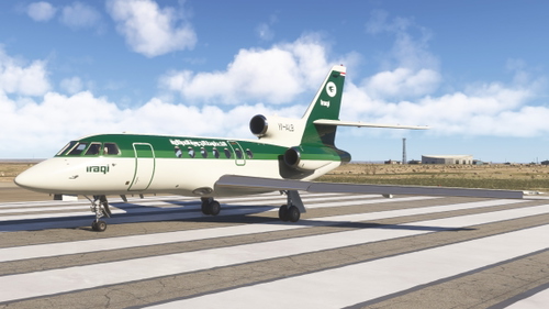 Contrail Falcon 50 YI-ALB Iraqi Government (Iraqi Airways)