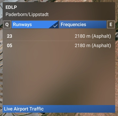 EDLP - AIRAC 2607 - RUNWAY 23 05 FIX