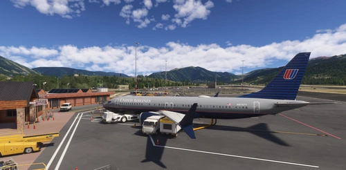 United Airlines "Battleship Gray" [Fictional] Ifly 737 Max 8 with cabin 8k