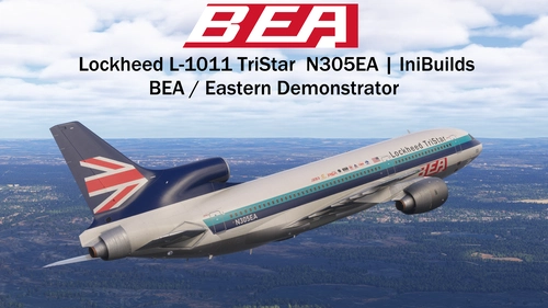British European Airways N305EA "Eastern Hybrid" (Fictional) | Lockheed L-1011 Tristar IniBuilds