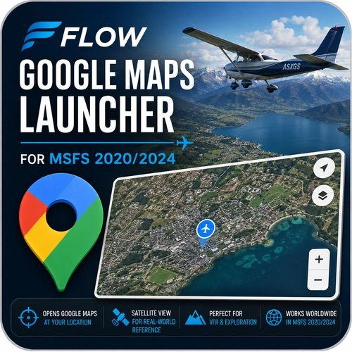 Flow Google Maps launcher