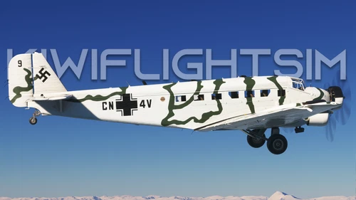 Luftwaffe CN+4V "Where Eagles Dare"  | Asobo Junkers Ju-52 [4K]