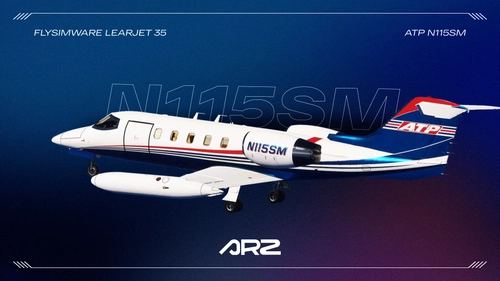ATP Flight School N115SM (Requested) | Flysimware Learjet 35A