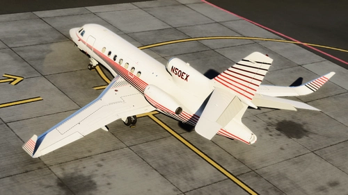 N50EX - Contrail Falcon 50