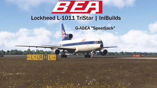 British European Airways G-ABEA "Speedjack" (Fictional) | Lockheed L-1011 Tristar IniBuilds
