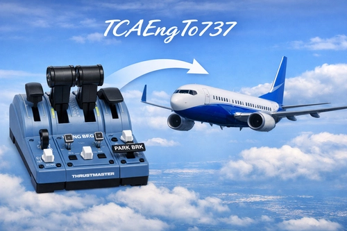 TCAEngTo737 — Thrustmaster TCA Engine 1&2 → PMDG 737 Mapper