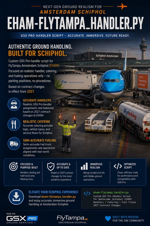 GSX Handler Script for FlyTampa EHAM