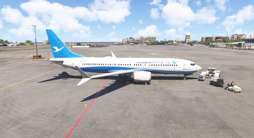 XiaMen Airlines B738MAX Livery
