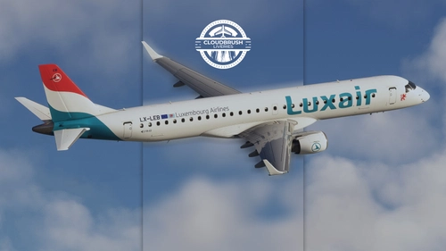 FSS E195 Luxair LX-LEB