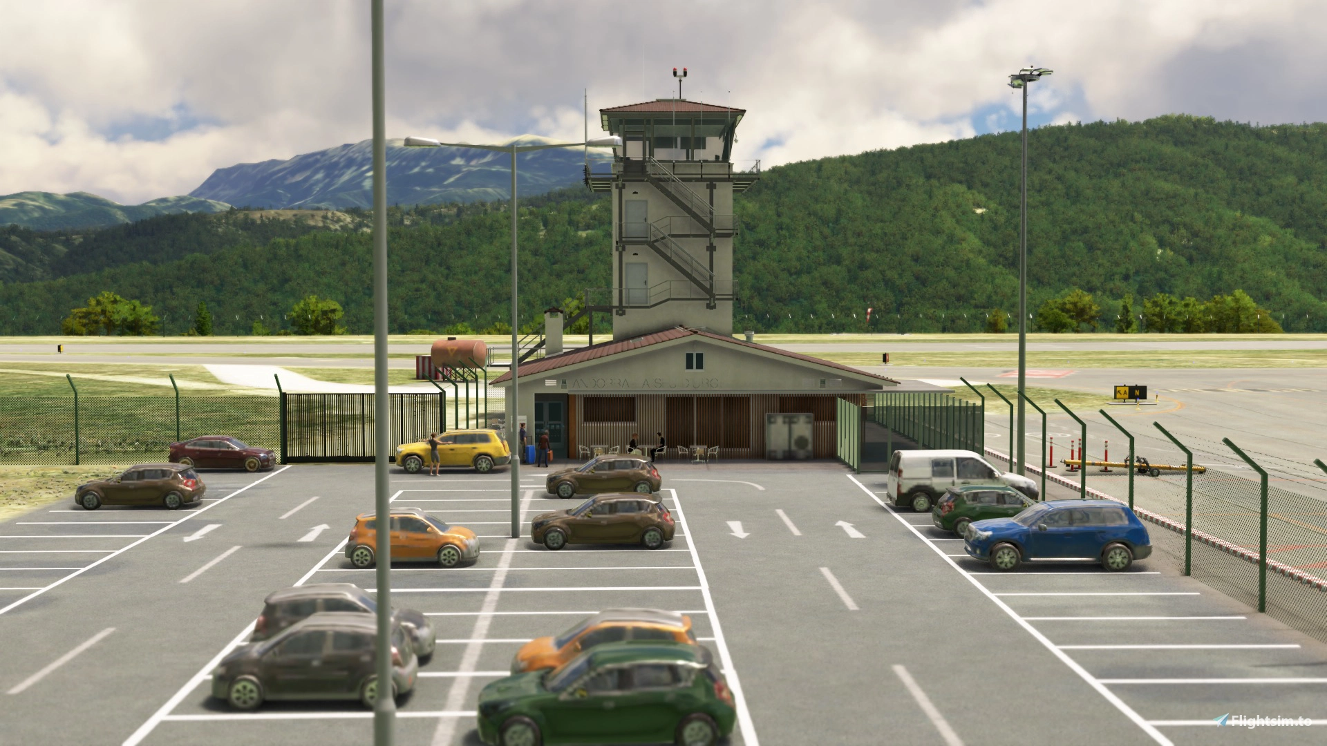 Andorra - La Seu d'Urgell Airport ramp area