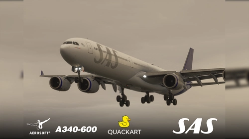 Scandinavian Airlines SE-RUL | Aerosoft A340-600