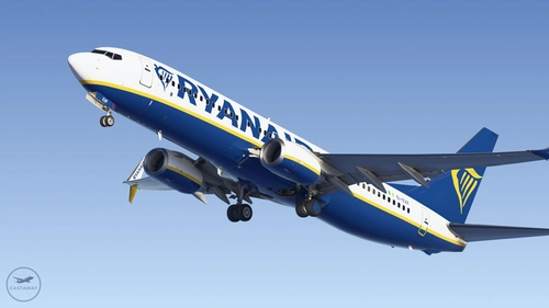 Ryanair (EI-EXF[SSW], EI-ENT[BW]) [Boeing 737-800]