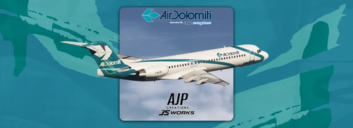 Air Dolomiti - Alpi Eagles Lease Fleetpack - JustFlight Fokker 100