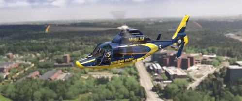 Taog's Hangar AS 365 - University of Michigan's Survival Flight Pack
